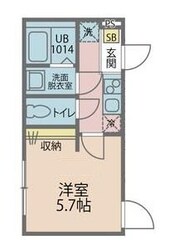 カインドネス京成小岩の物件間取画像